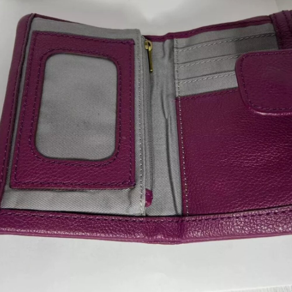 FOSSIL Ella Multifunction Wallet Raspberry Wine - Picture 4 of 4